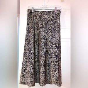 J Crew factory, patterned midi skirt